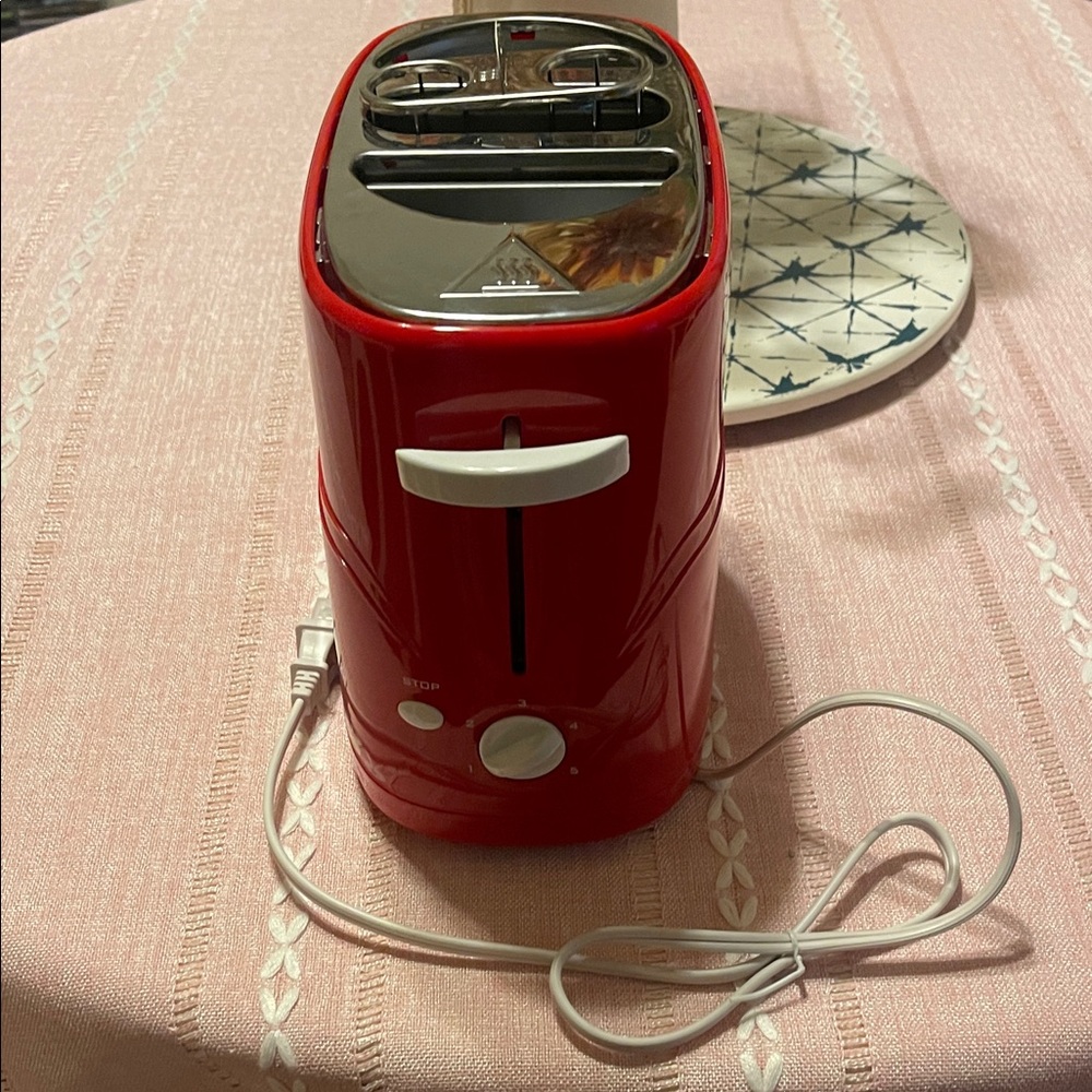 Brand New Nostalgia Red Pop Up Hot Dog Toaster - Picture 2 of 10